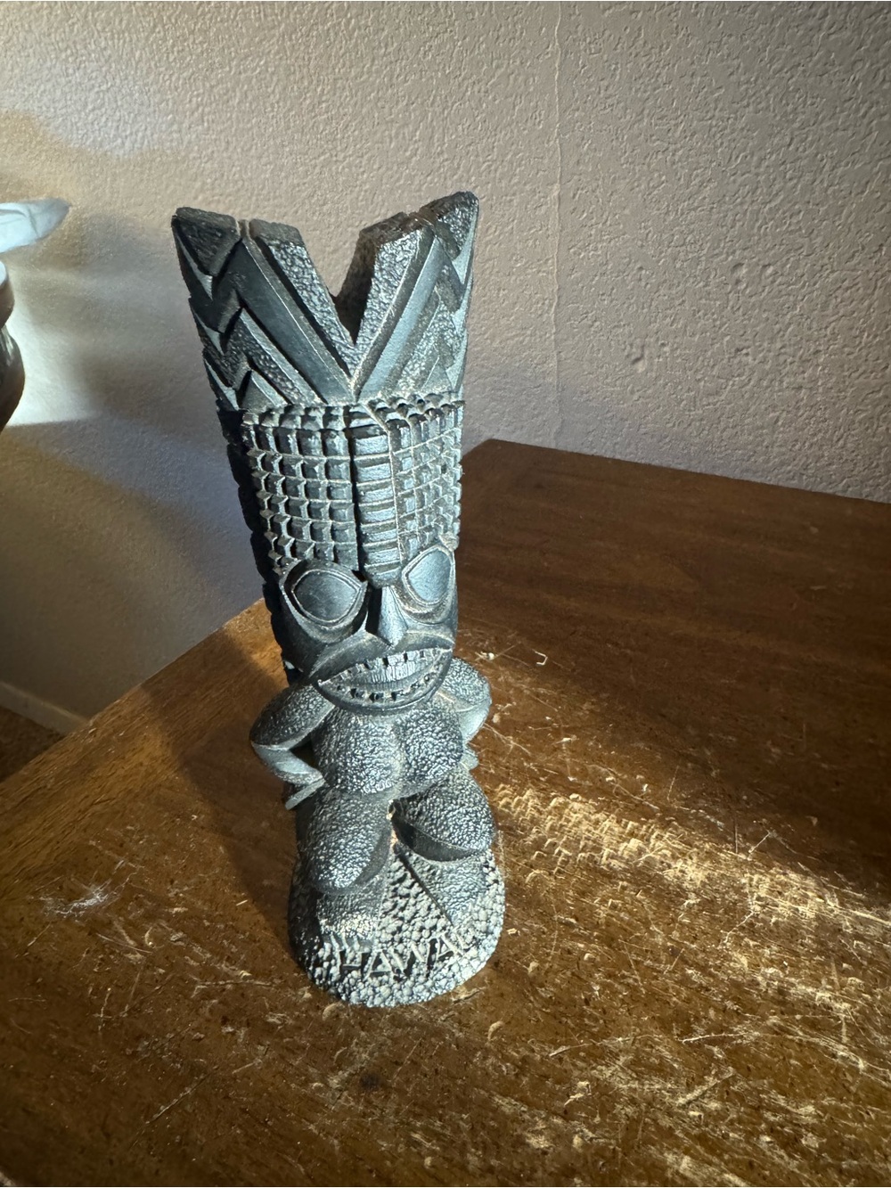 1991 Coco Joe’s Vintage Tiki Made In Hawaii Black Lava